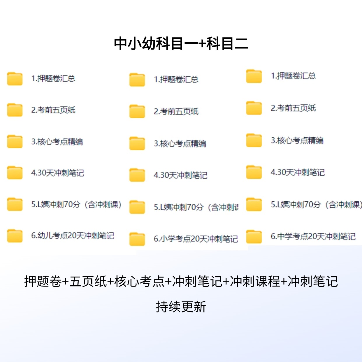 25下教资笔试考前押题资料汇总-考典学堂